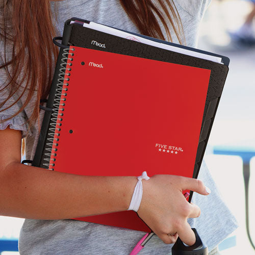 Image of Five Star® Wirebound Notebook, 3-Subject, Wide/Legal Rule, Assorted Cover Colors, (150) 10.5 x 8.63 Sheets, 3/Pack