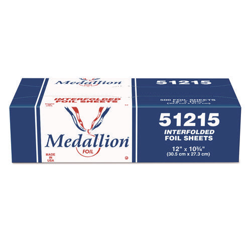 Image of HFA® Medallion Interfolded Foil Sheets, 12 x 10.75, 500/Box, 6 Boxes/Carton