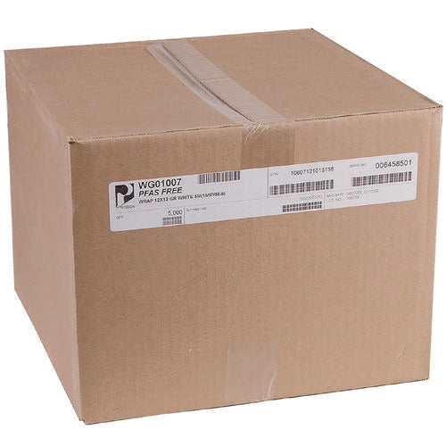 Image of Paterson Grease-Resistant Food Wrap, 12 x 12, White, 5,000/Carton