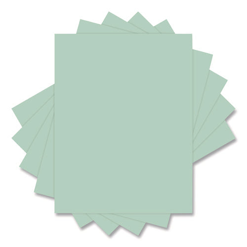 Image of Universal® Deluxe Colored Paper, 20 lb Bond Weight, 8.5 x 11, Green, 500/Ream