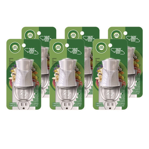 Image of Air Wick® Scented Oil Warmer, 1.75" x 2.69" x 3.63", White, 6/Carton