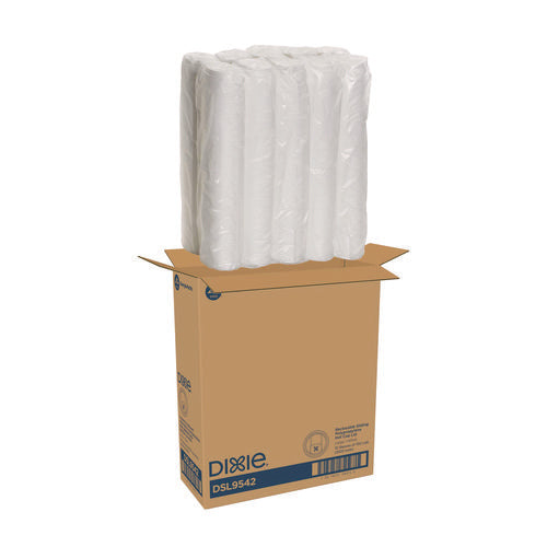 Image of Dixie® Smart Top Reclosable Lids for Hot Cups, Fits 10 oz to 20 oz Hot Cups, Plastic, White, 1,000/Carton