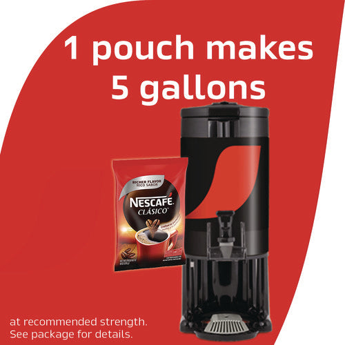 Image of Nescafe® Clasico Dark Roast Instant Coffee, 8 oz, 12/Carton
