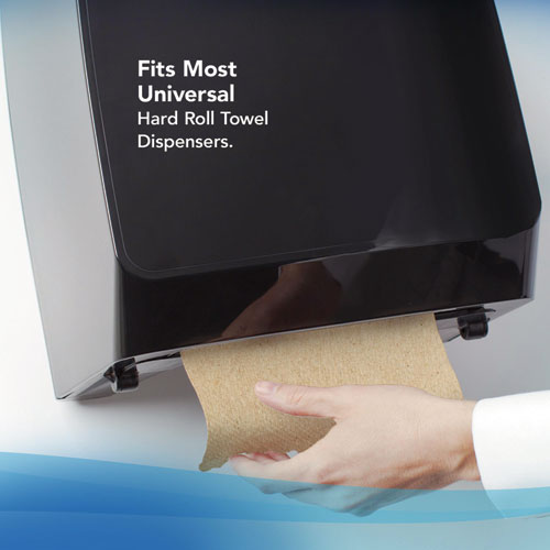 Image of Scott® Essential Hard Roll Towels for Business, 1-Ply, 8" x 800 ft, 1.5" Core, Natural, 12 Rolls/Carton