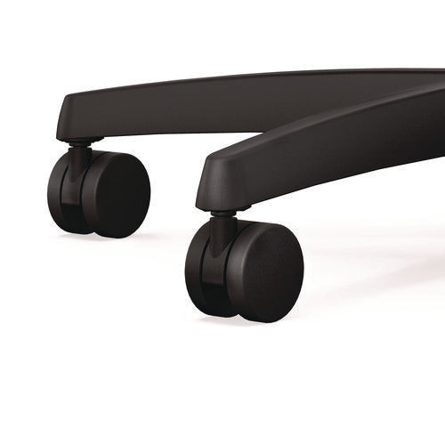 Image of HON® Ignition 2.0 ReActiv Low-Back Task Stool, 22.88" to 31.75" Seat Height, Flint Seat, Charcoal Back, Black Base