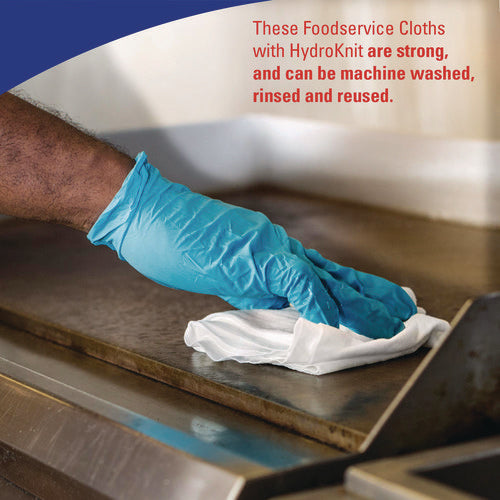 Image of WypAll® X50 Foodservice Towels, 1/4 Fold, 23.5 x 12.5, White, 200/Carton