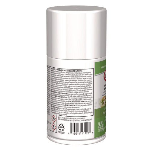 Image of Claire® Metered Air Freshener, Cucumber Melon Scent, 7 oz Aerosol Spray, 12/Carton