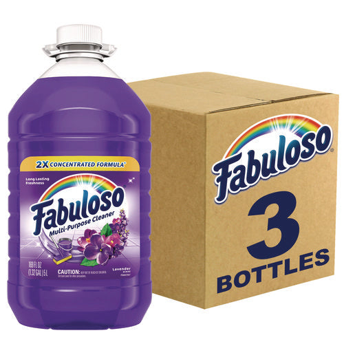 Image of Fabuloso® Multi-use Cleaner, Lavender Scent, 169 oz Bottle, 3/Carton