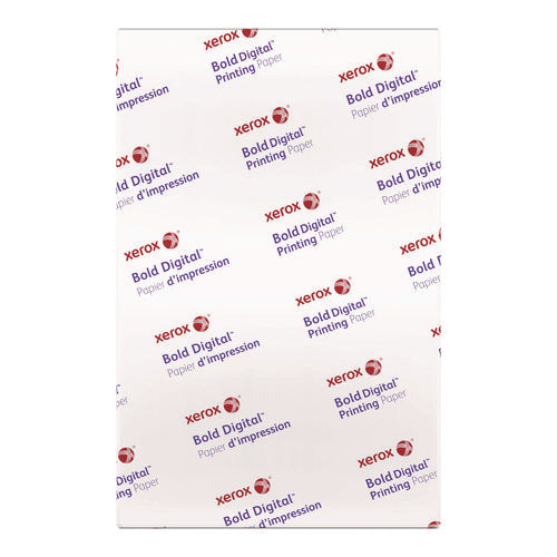 Image of xerox Bold Digital Printing Paper, 100 Bright, 28 lb Bond Weight, 11 x 17, White, 500/Ream