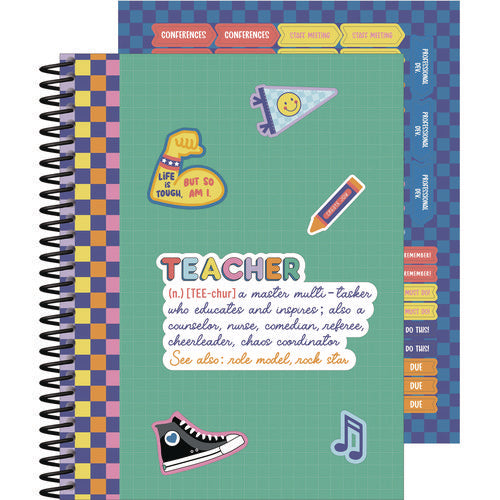 Image of Carson-Dellosa Education Teacher Planners, Weekly/Monthly, Two-Page Spread, 11 x 8.5, Multicolor Cover, We Stick Together Theme