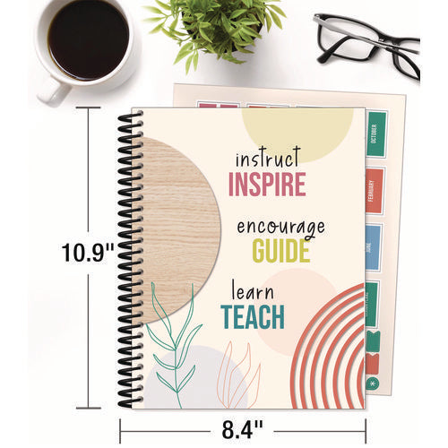 Image of Carson-Dellosa Education Teacher Planners, Weekly/Monthly, Two-Page Spread, 11 x 8.5, Multicolor Cover, True to You Theme