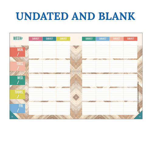 Image of Carson-Dellosa Education Teacher Planners, Weekly/Monthly, Two-Page Spread, 11 x 8.5, Multicolor Cover, True to You Theme