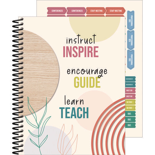 Image of Carson-Dellosa Education Teacher Planners, Weekly/Monthly, Two-Page Spread, 11 x 8.5, Multicolor Cover, True to You Theme
