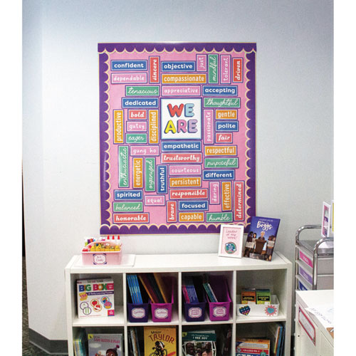 Image of Carson-Dellosa Education Motivational Bulletin Board Sets, 52-Piece Set, We Stick Together: Motivational, 7.9" x 15", Multicolor