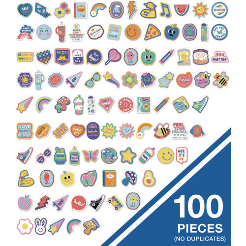 Image of Carson-Dellosa Education Vinyl Stickers, We Stick Together, Small, Assorted, 100 Stickers