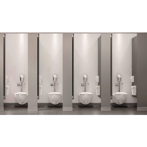 Image of Rubbermaid® Commercial Sanitary Napkin Receptacle with Rigid Liner, Plastic, White