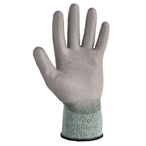 Image of KleenGuard G60 Level 3 Economy Cut Resistant Gloves, Large, Gray/Salt and Pepper, 12 Pairs/Carton