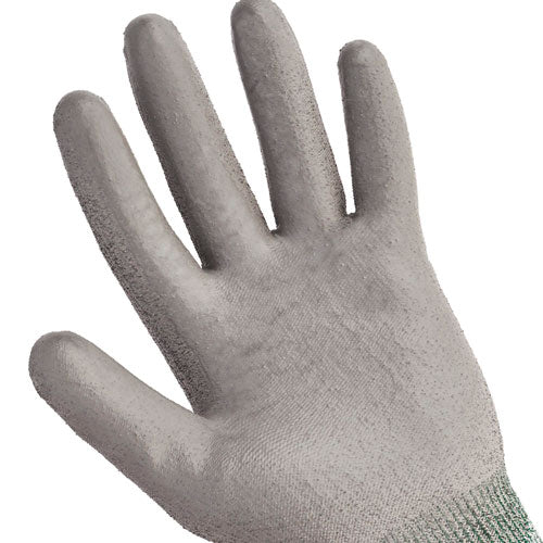 Image of KleenGuard G60 Level 3 Economy Cut Resistant Gloves, Large, Gray/Salt and Pepper, 12 Pairs/Carton