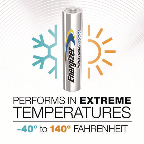 Image of Energizer® Industrial Lithium AAA Battery, 1.5 V, 4/Pack