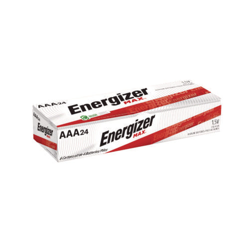 Image of Energizer® Max Aaa Alkaline Batteries, 1.5 V, 4/pack, 6 Packs/box