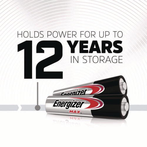 Image of Energizer® Max Aaa Alkaline Batteries, 1.5 V, 4/pack, 6 Packs/box