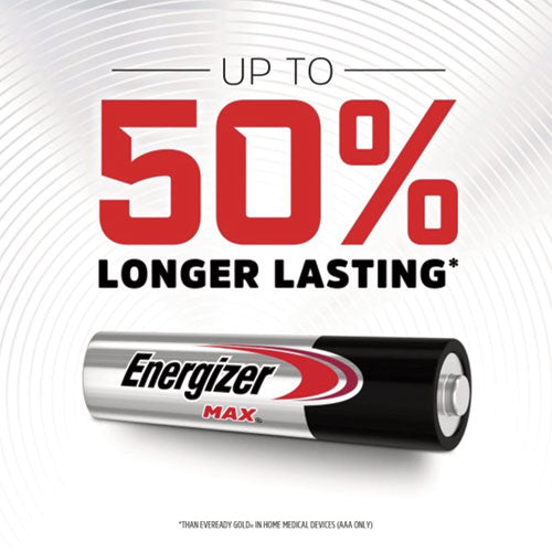 Image of Energizer® Max Aaa Alkaline Batteries 1.5 V, 4/pack