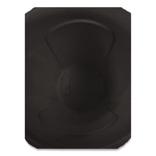 Image of Rubbermaid® Commercial Vented Round Brute Container, 44 gal, Plastic, Black