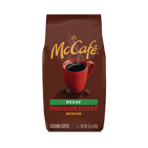 Image of McCafe® Ground Coffee, Premium Roast Decaf, 12 oz Bag