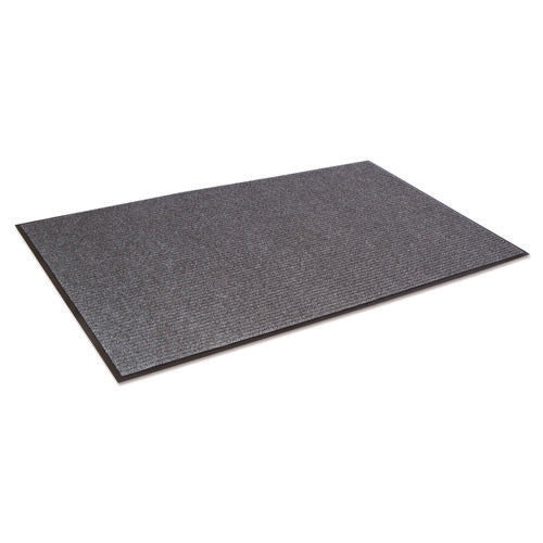 Image of Crown Needle Rib Wipe And Scrape Mat, Polypropylene, 36 X 120, Gray