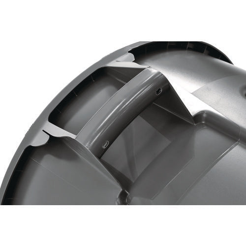 Image of Rubbermaid® Commercial Vented Round Brute Container, 32 gal, Plastic, Gray