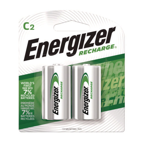 Image of Energizer® Nimh Rechargeable C Batteries, 1.2 V, 2/pack