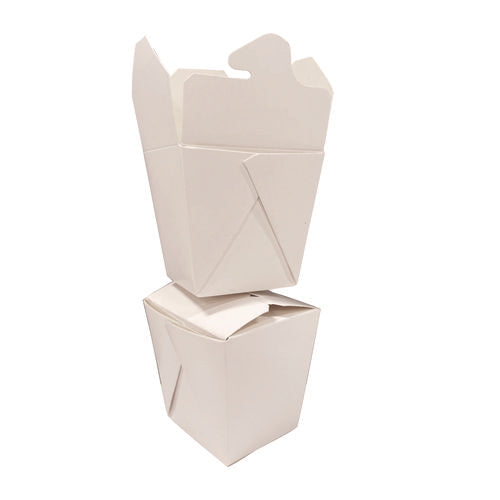 Image of Kari-Out® Food Pail, 32 oz, 4 x 3.69 x 4.55, White, Paper, 400/Carton