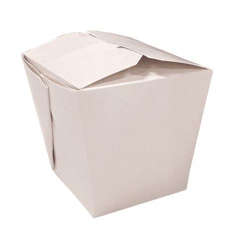 Image of Kari-Out® Food Pail, 26 oz, 3.63 x 3 x 3.5, White, Paper, 400/Carton
