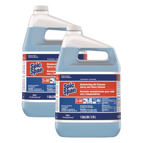 Image of Spic and Span® Disinfecting All-Purpose Spray And Glass Cleaner, Concentrated, 1 Gal, 2/carton