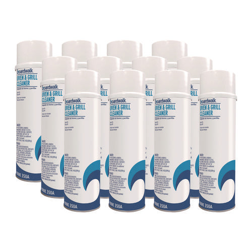 Image of Boardwalk® Oven and Grill Cleaner, 20 oz Aerosol Spray, 12/Carton