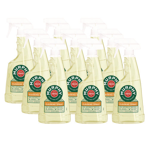 Image of Murphy® Oil Soap Spray Formula, All-Purpose, Orange, 22 Oz Spray Bottle, 9/carton
