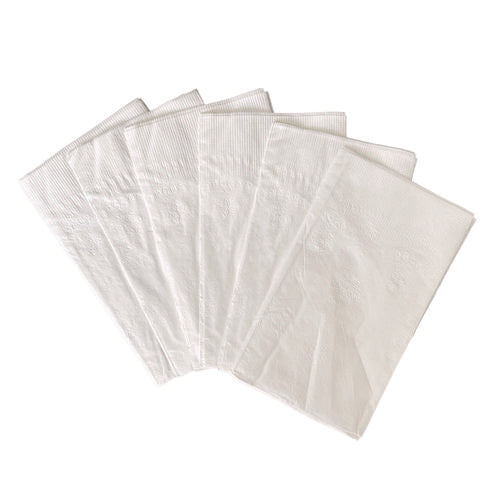 Image of GEN Dinner Napkins, 2-Ply, 14.5"W x 16.5"D, White, 150/Pack, 20 Packs/Carton