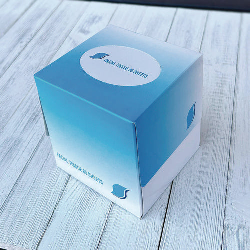 Image of GEN Facial Tissue Cube Box, 2-Ply, White, 85 Sheets/box, 36 Boxes/carton