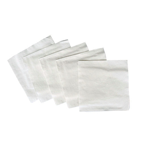 Image of GEN Cocktail Napkins, 1-Ply, 9w X 9d, White, 500/pack, 8 Packs/carton