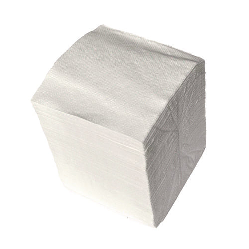 Image of GEN Cocktail Napkins, 1-Ply, 9w X 9d, White, 500/pack, 8 Packs/carton