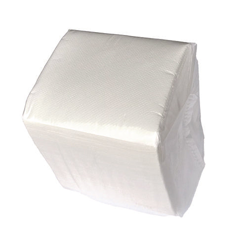 Image of GEN Cocktail Napkins, 1-Ply, 9w X 9d, White, 500/pack, 8 Packs/carton