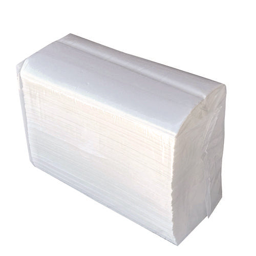 Image of GEN Tall-Fold Napkins, 1-Ply, 5.98 x 11.38, White, 10,000/Carton