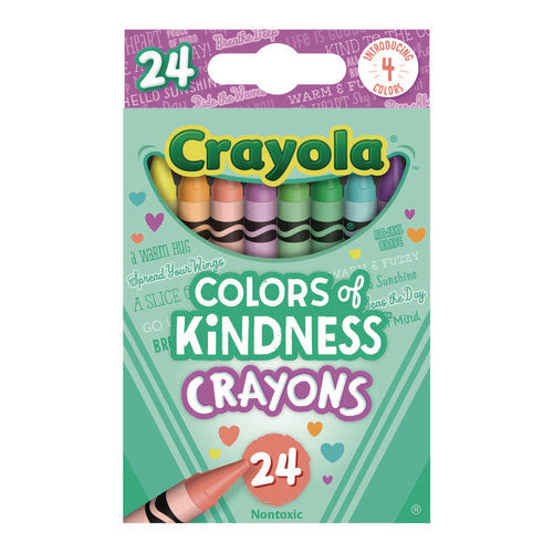Image of Crayola® Colors of Kindness Crayons, Assorted, 24/Pack