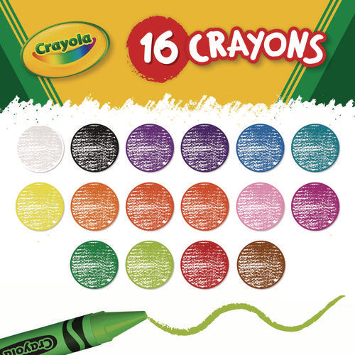 Image of Crayola® Jumbo Crayons, Assorted, 16/box