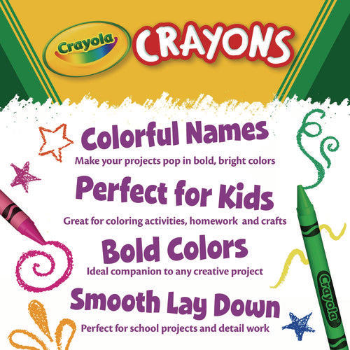 Image of Crayola® Jumbo Crayons, Assorted, 16/box