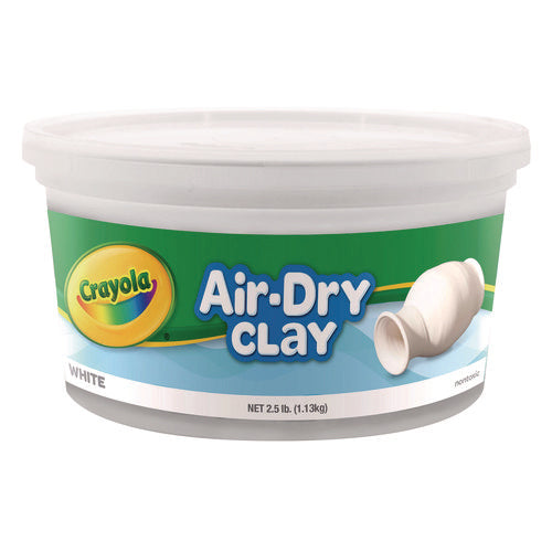 Image of Crayola® Air-Dry Clay,White, 2.5 lbs