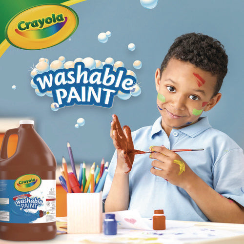 Image of Crayola® Washable Paint, Brown, 1 Gal Bottle