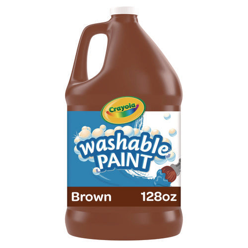 Image of Crayola® Washable Paint, Brown, 1 Gal Bottle