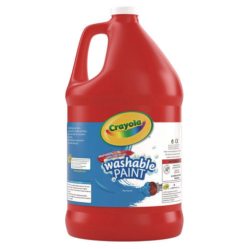 Image of Crayola® Washable Paint, Red, 1 Gal Bottle
