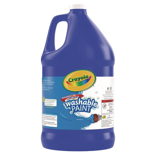 Image of Crayola® Washable Paint, Blue, 1 Gal Bottle